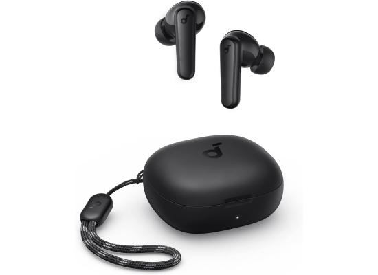 Anker Soundcore R50i True Wireless Earbuds, 10mm Drivers with Big Bass, Bluetooth 5.3, 30H Long Playtime, Water-Resistant, 2 Mics for AI Clear Calls, 22 Preset EQs, Customization via App (Black)